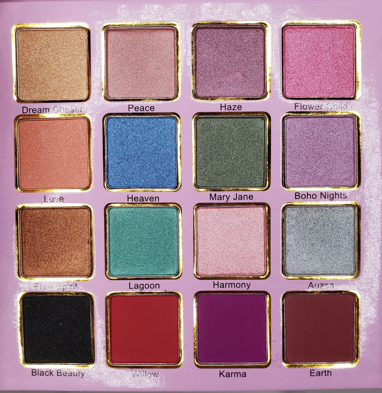 Alluring Faces Cosmetics Bohemian Bold Color Eye Shadow Palette