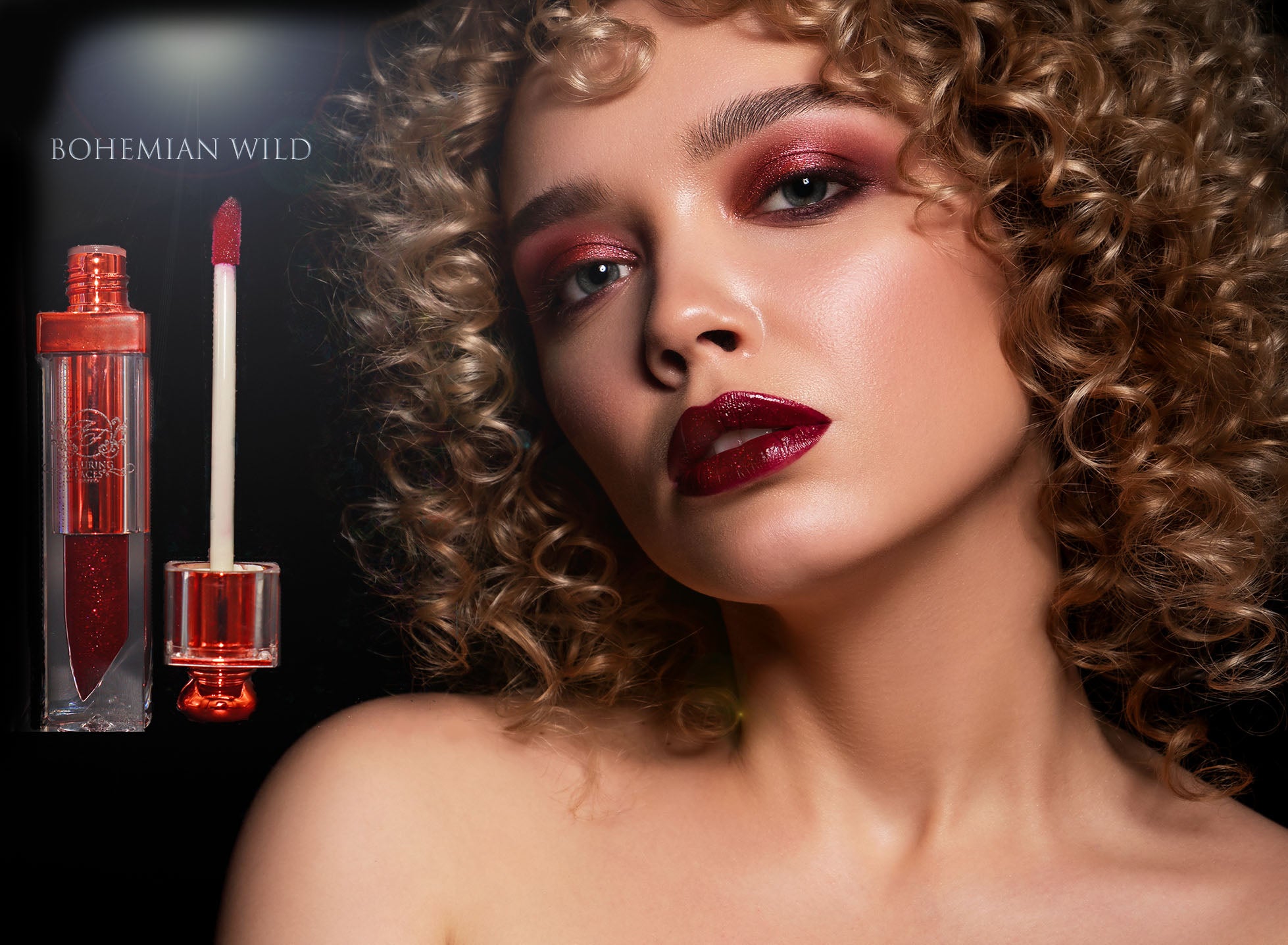 Alluring Faces Bohemian Wild Berry Hi Shine Lip Gloss