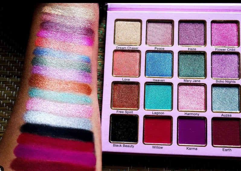 Alluring Faces Cosmetics Bohemian Bold Color Eye Shadow Palette